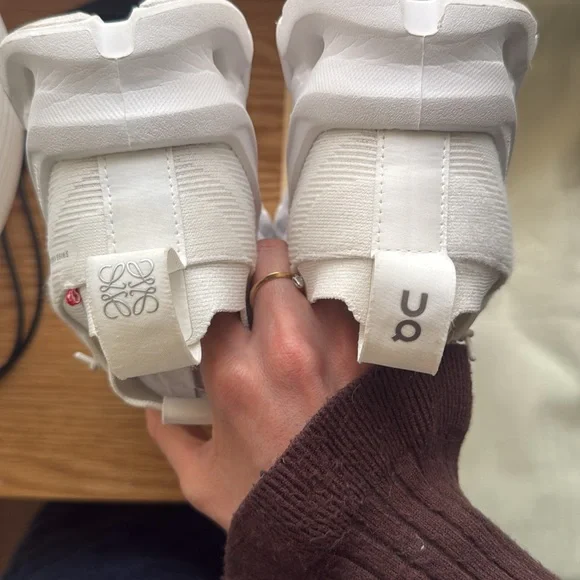 Loewe White Women's Sneakers - Picture 4 of 16